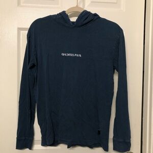 Quiksilver blue long sleeve pullover
